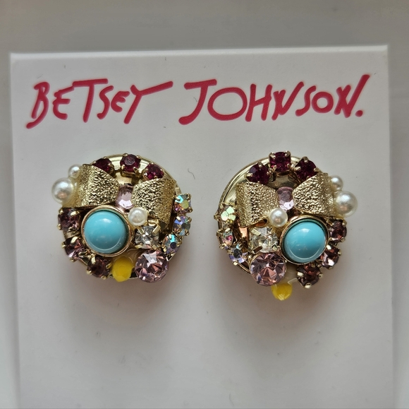 Betsey Johnson earringd - Picture 1 of 3